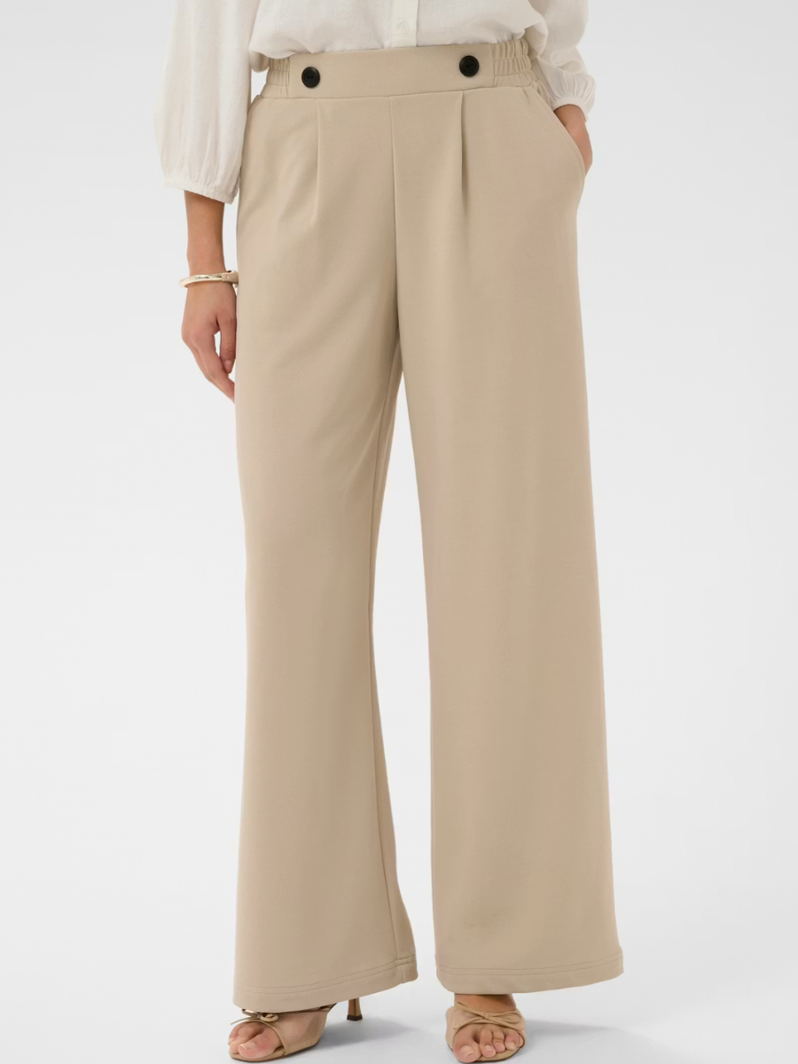 KA Phoebe housut, musta, tummansininen ja beige