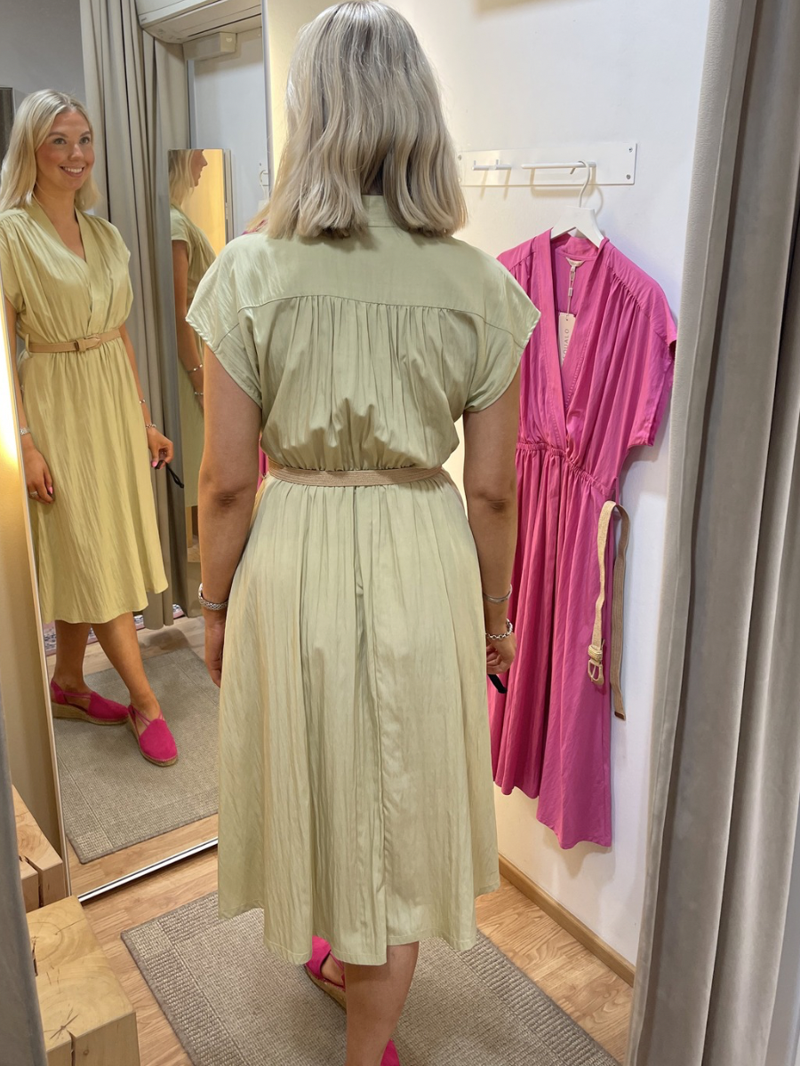 Esqualo mekko 005203, vihreä ja pinkki