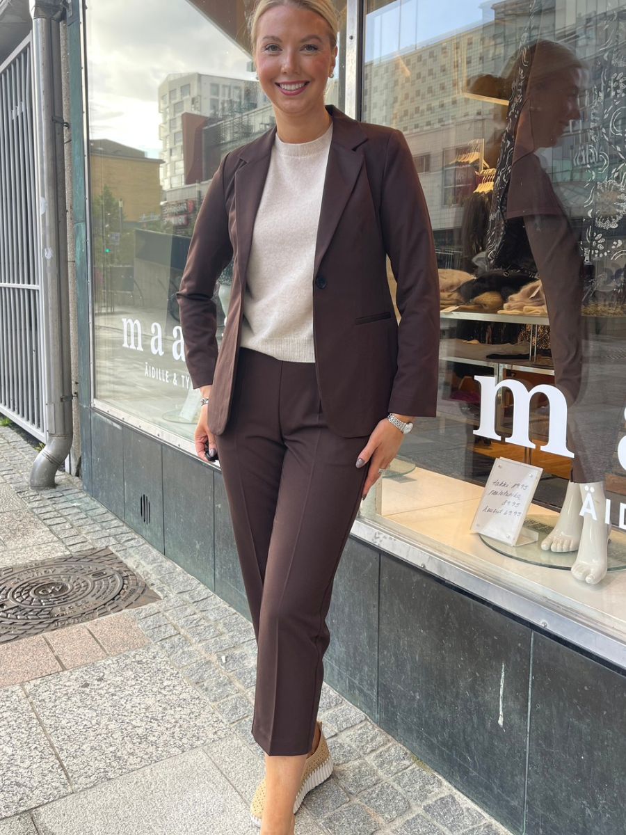 Kaffe Sakura blazer, Ruskea