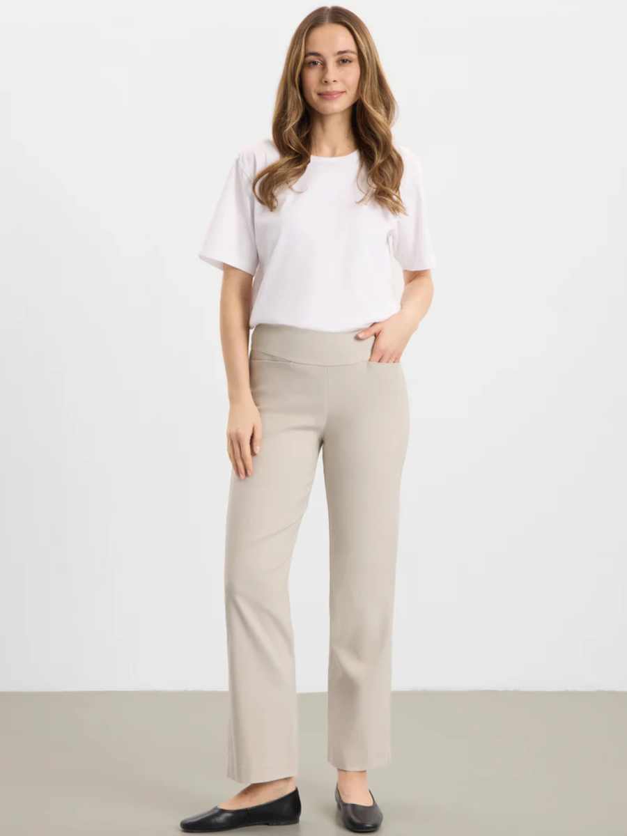 Laurie Thea Straight 101131 housut, musta ja hiekka