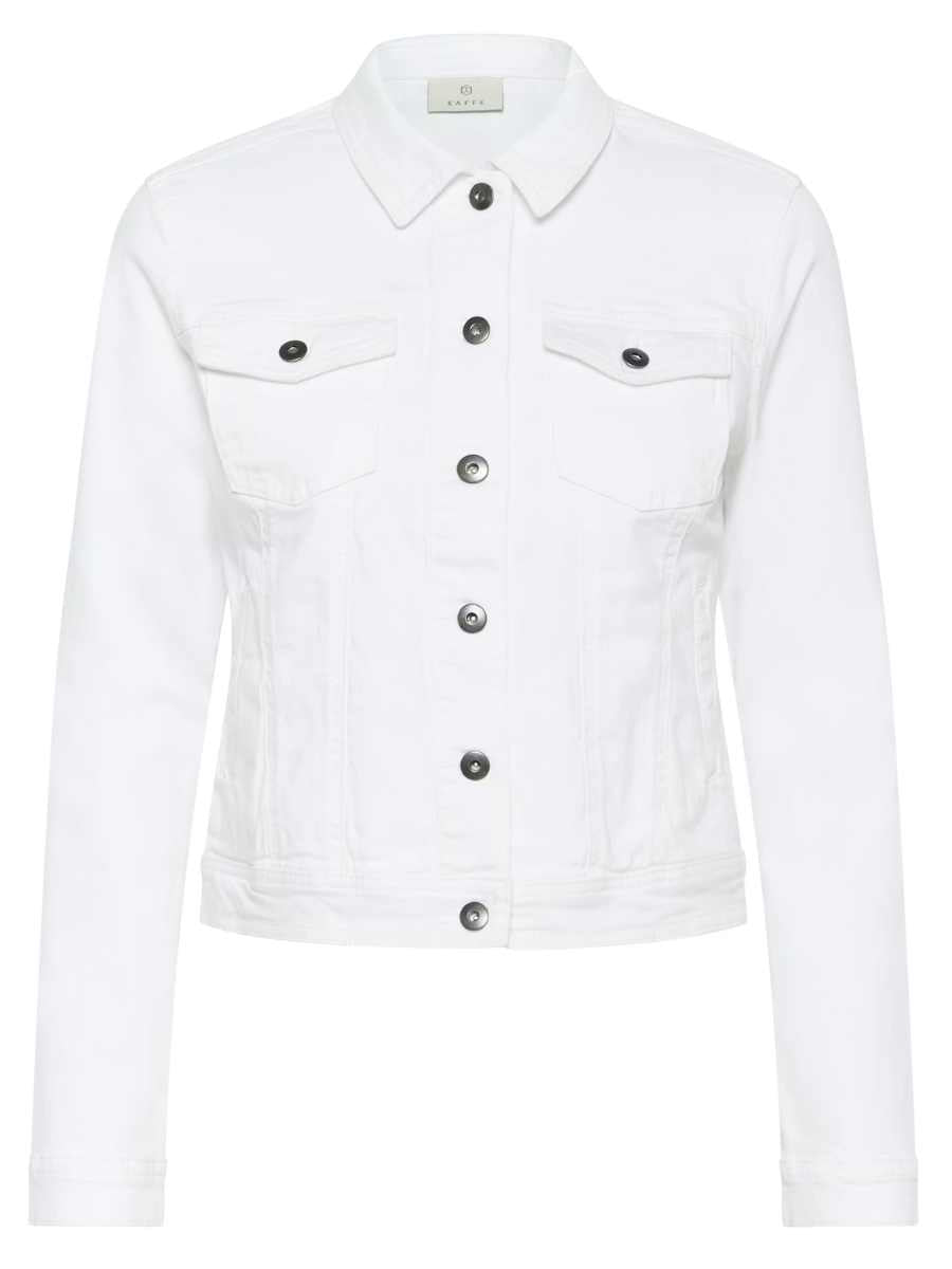 KA Zelina denimtakki, vaaleanpunainen ja valkoinen