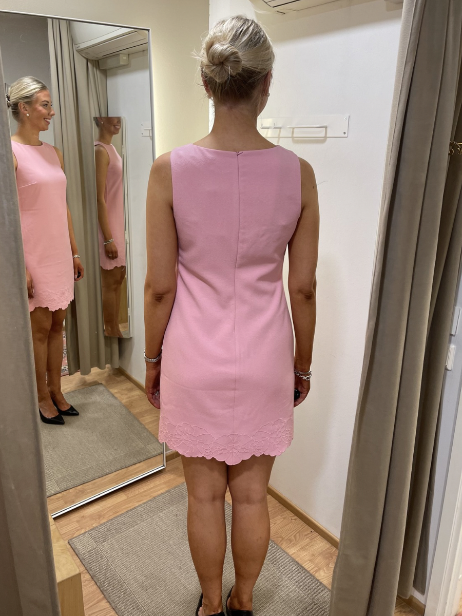 Esqualo kotelomekko, vaaleanpunainen