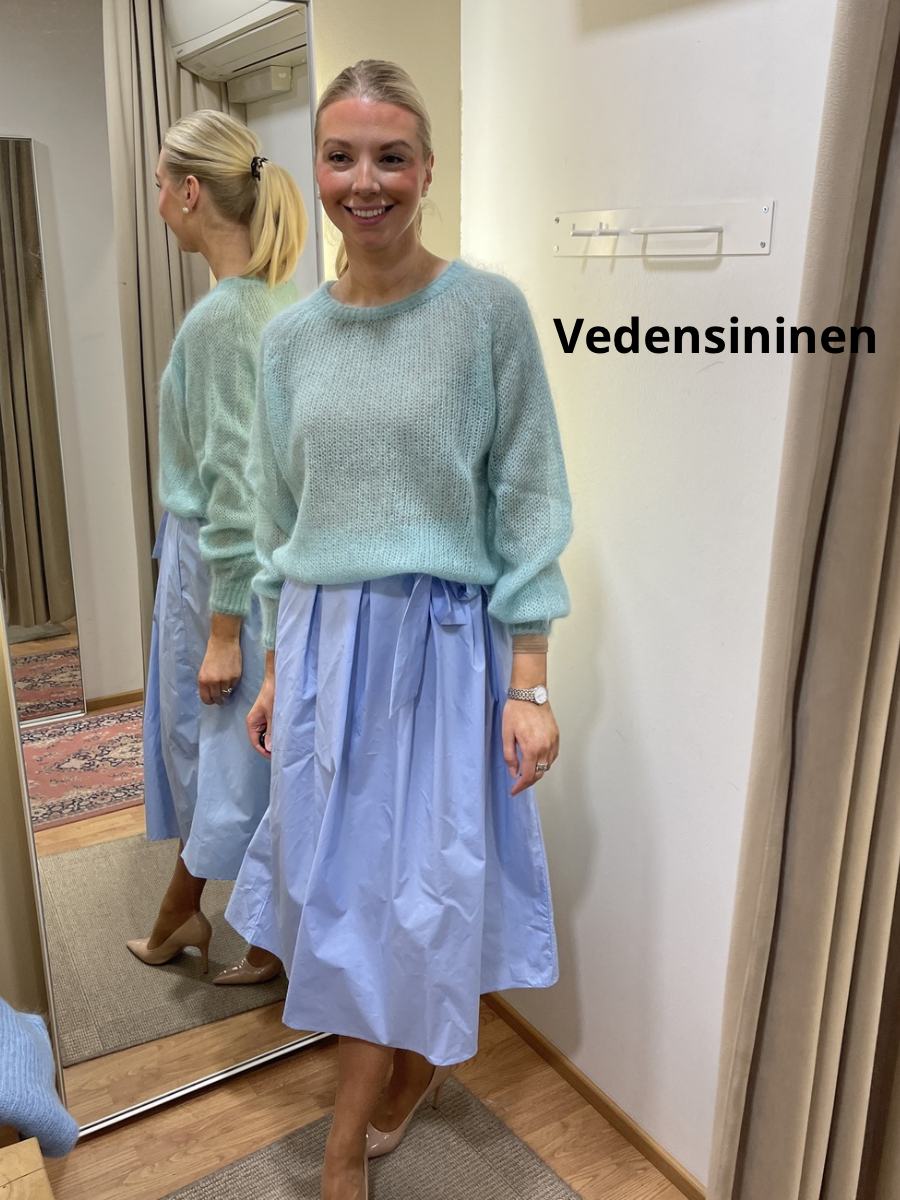 Säde mohairneule pitkähihainen, eri värejä