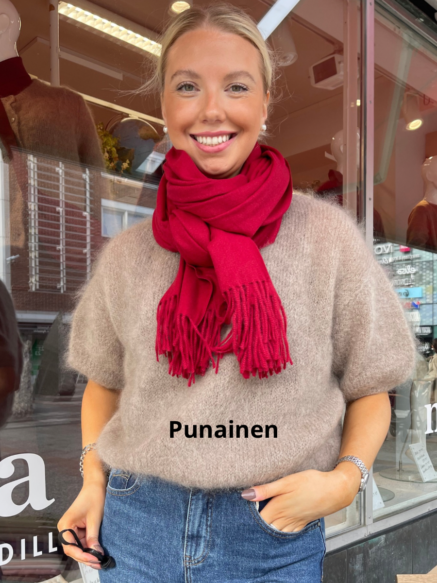 Cashmerehuivi, eri värejä