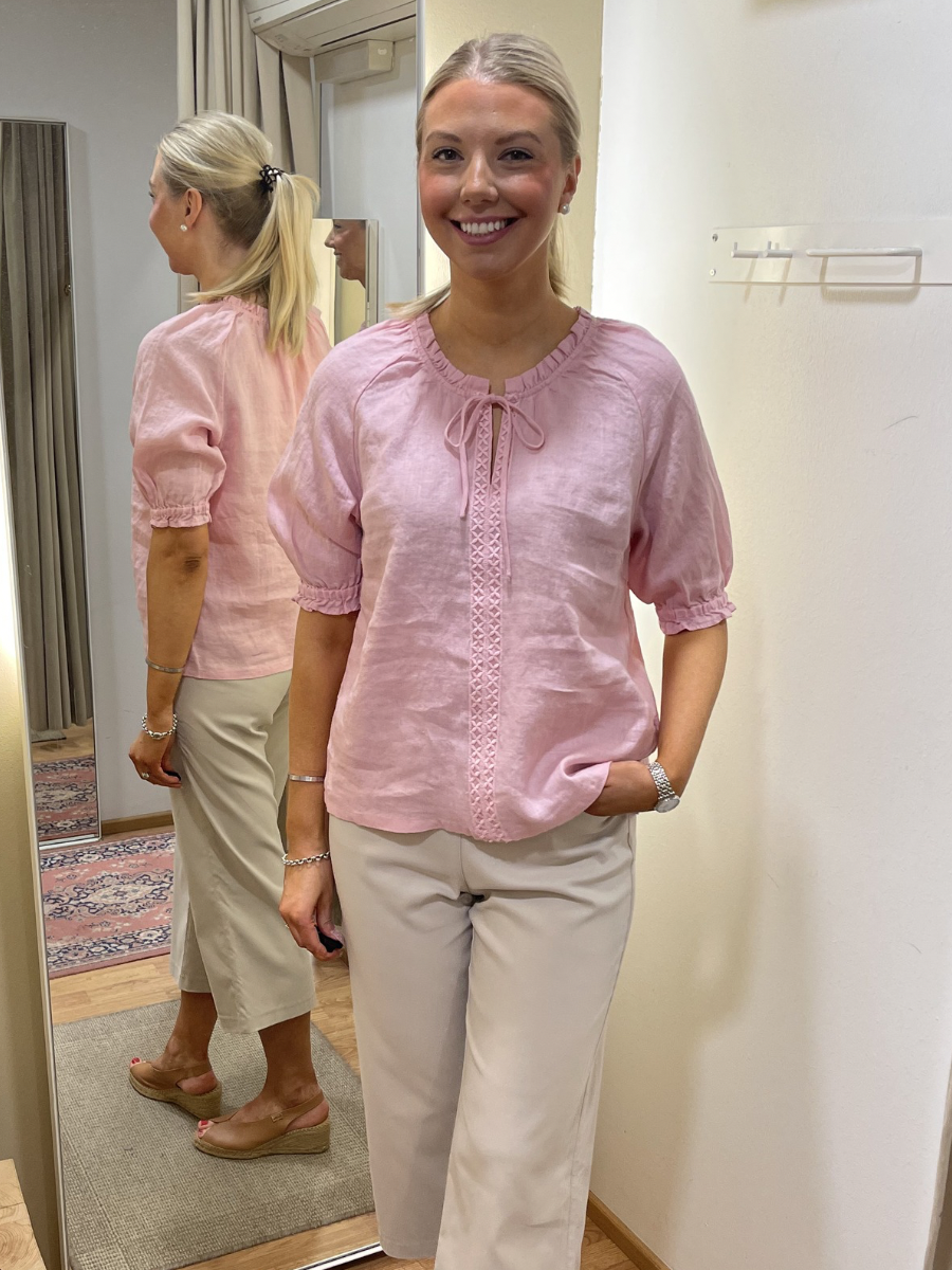 Cream Bellis Lace pellavapusero, eri värejä