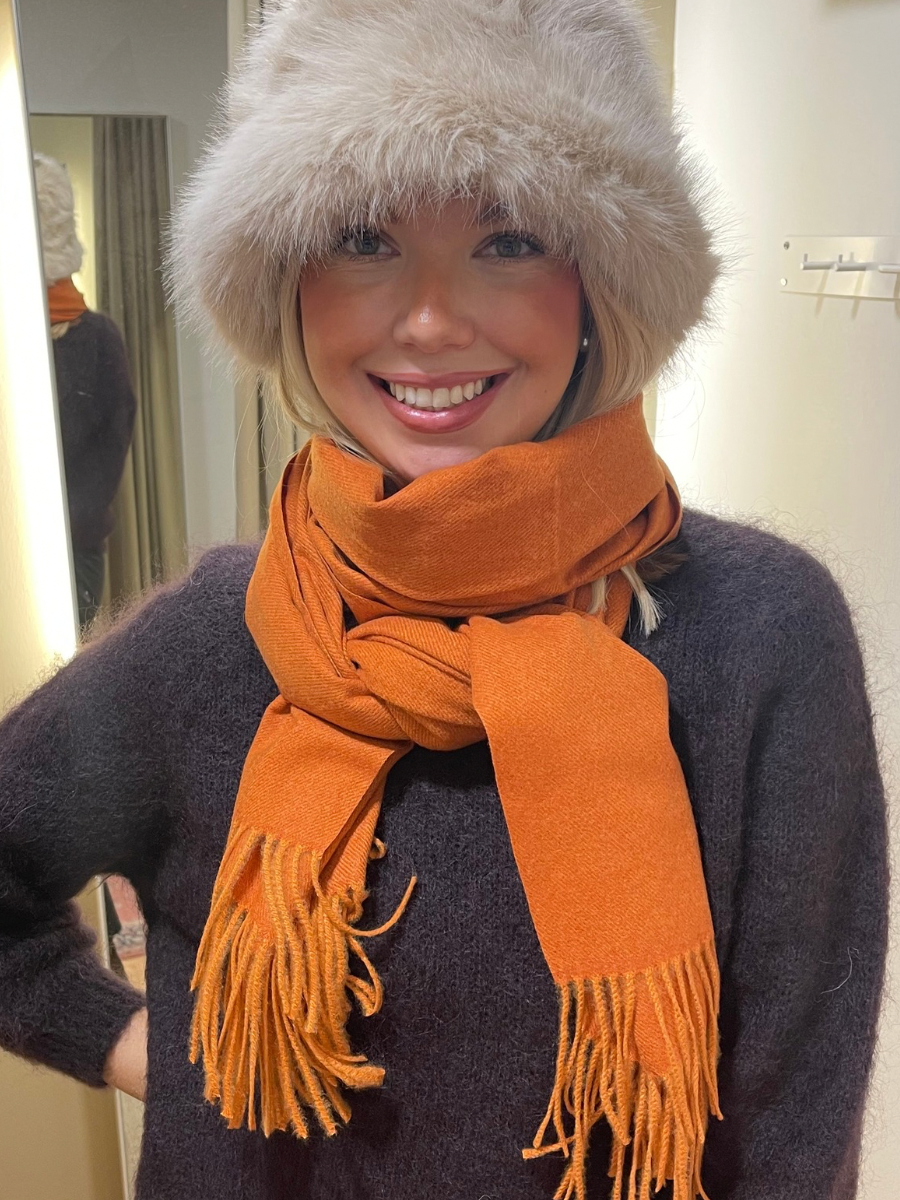 Cashmerehuivi, eri värejä