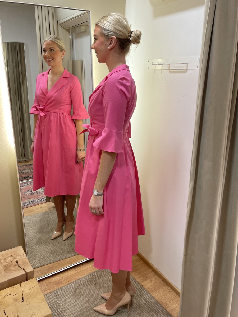 Eleria Cortes juhlamekko, pinkki ja tummansininen 126602