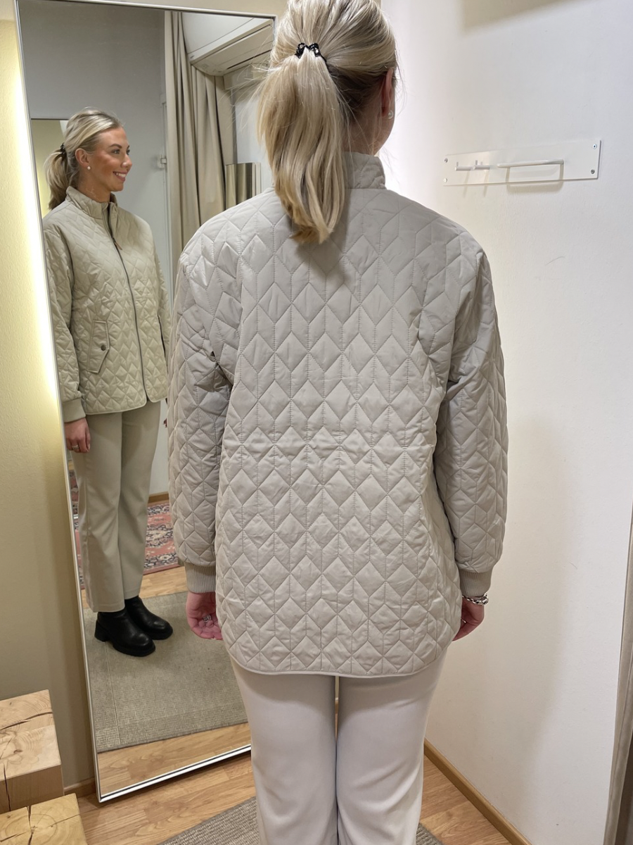 KA Leila tikkitakki, vihreä ja vaalea