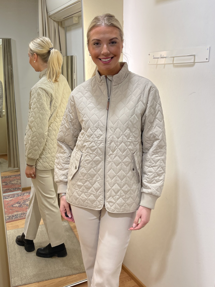 KA Leila tikkitakki, vihreä ja vaalea