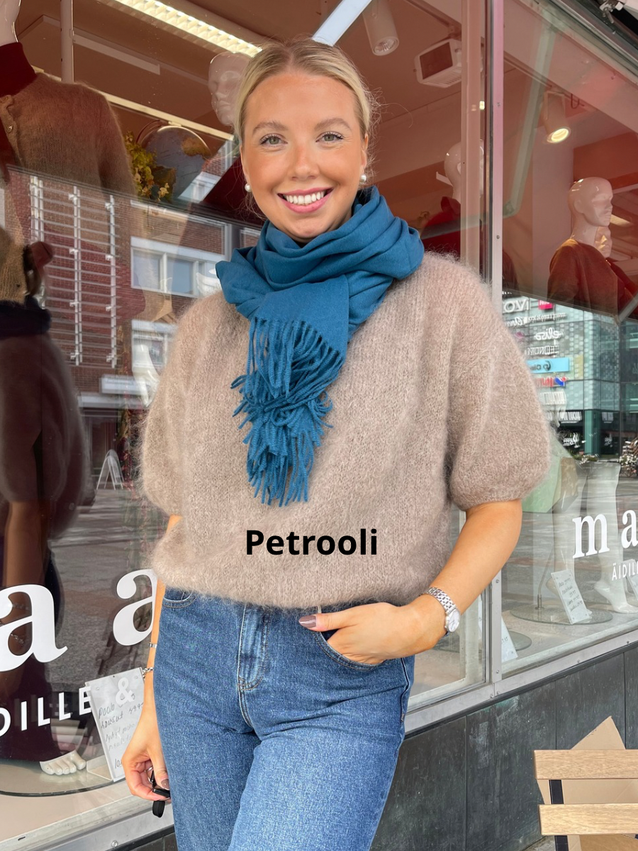 Cashmerehuivi, eri värejä
