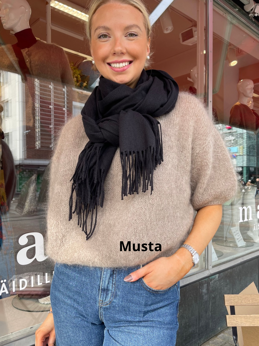 Cashmerehuivi, eri värejä