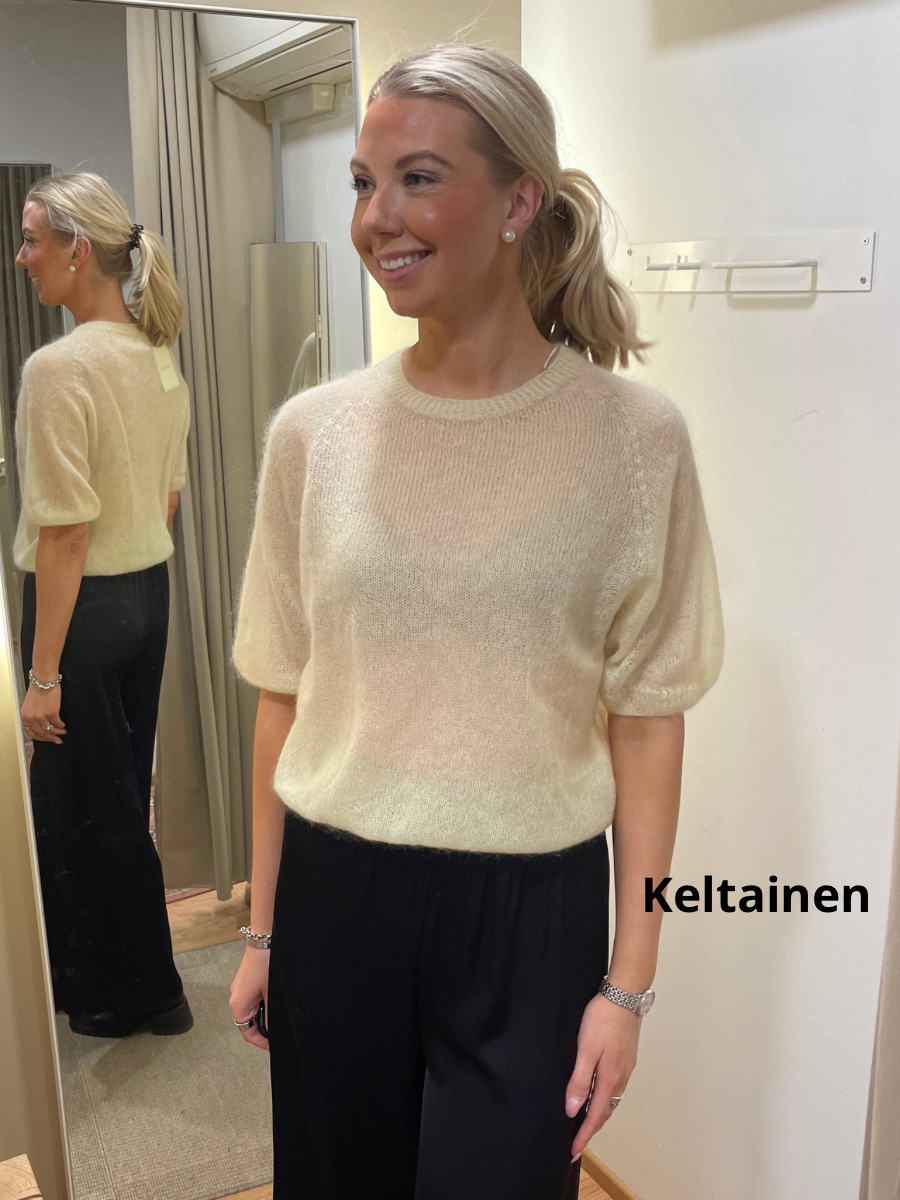 Sulo lyhythihainen mohairneule, eri värejä