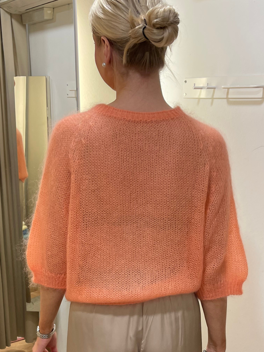 Säde lyhythihainen mohairneule, eri värejä