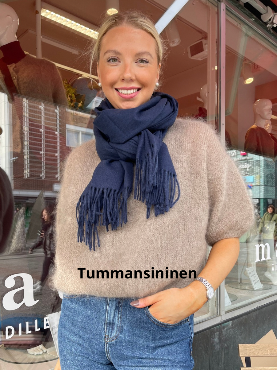 Cashmerehuivi, eri värejä