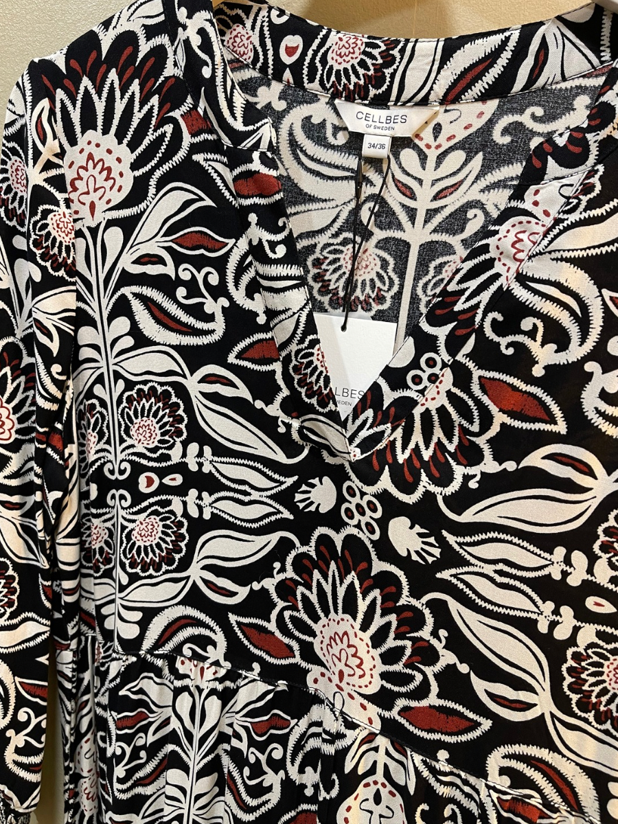 Röyhelöhelmainen viskoosimekko, kuvioitu