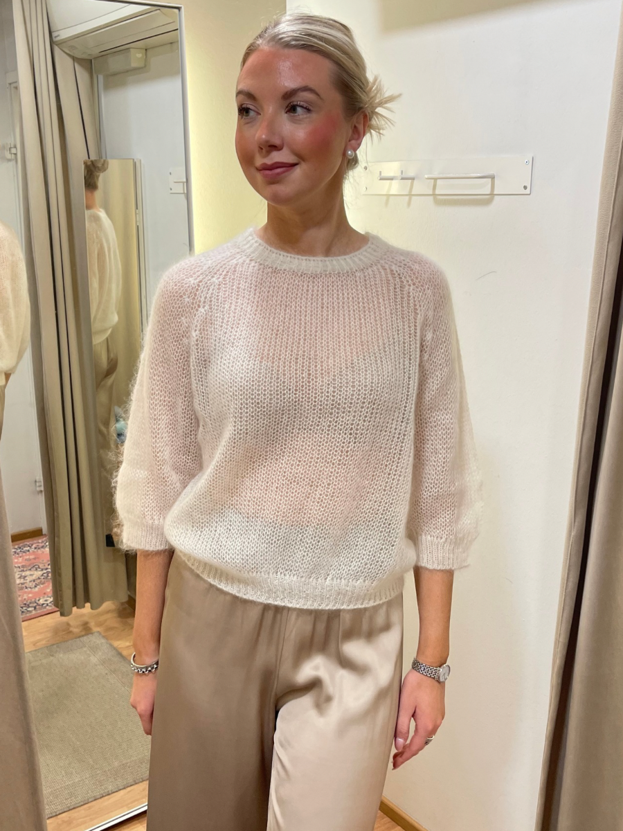 Säde lyhythihainen mohairneule, eri värejä