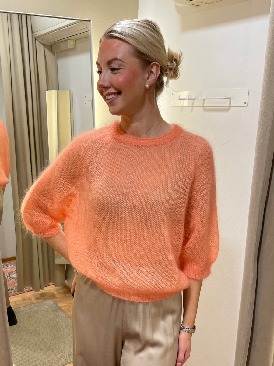 Säde lyhythihainen mohairneule, eri värejä