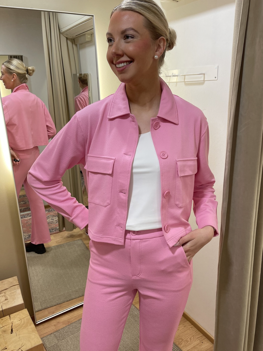 Esqualo jakkutakki, vaaleanpunainen