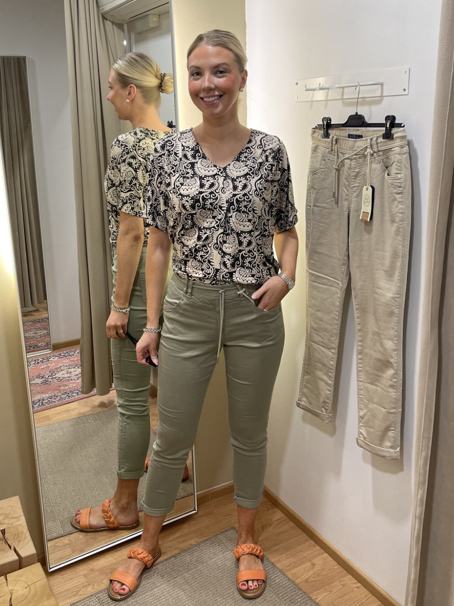 Red Button Tessy Jog housut, vaalea beige ja vaalea khaki
