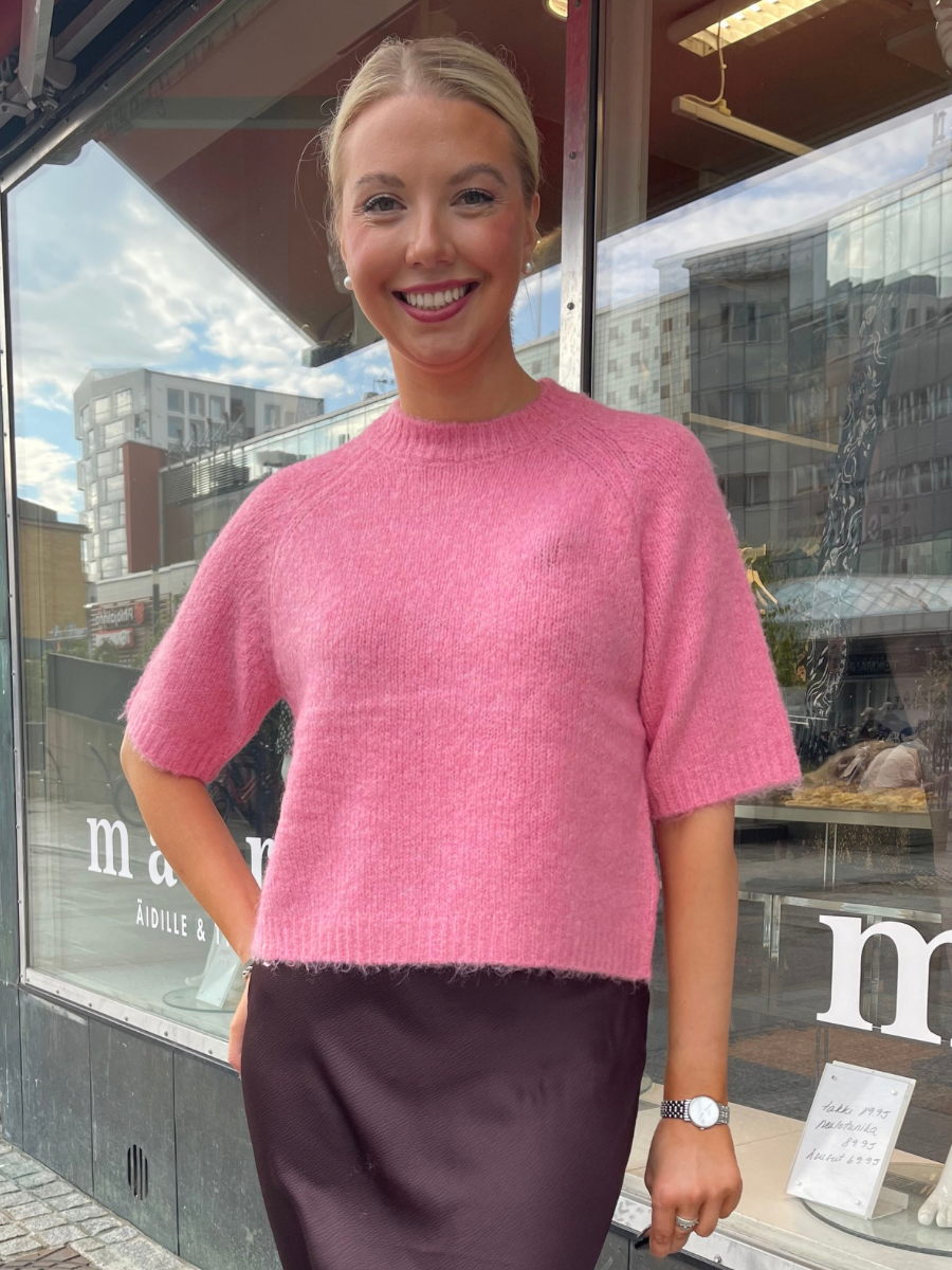 Emilie neulepusero, kaksi väriä