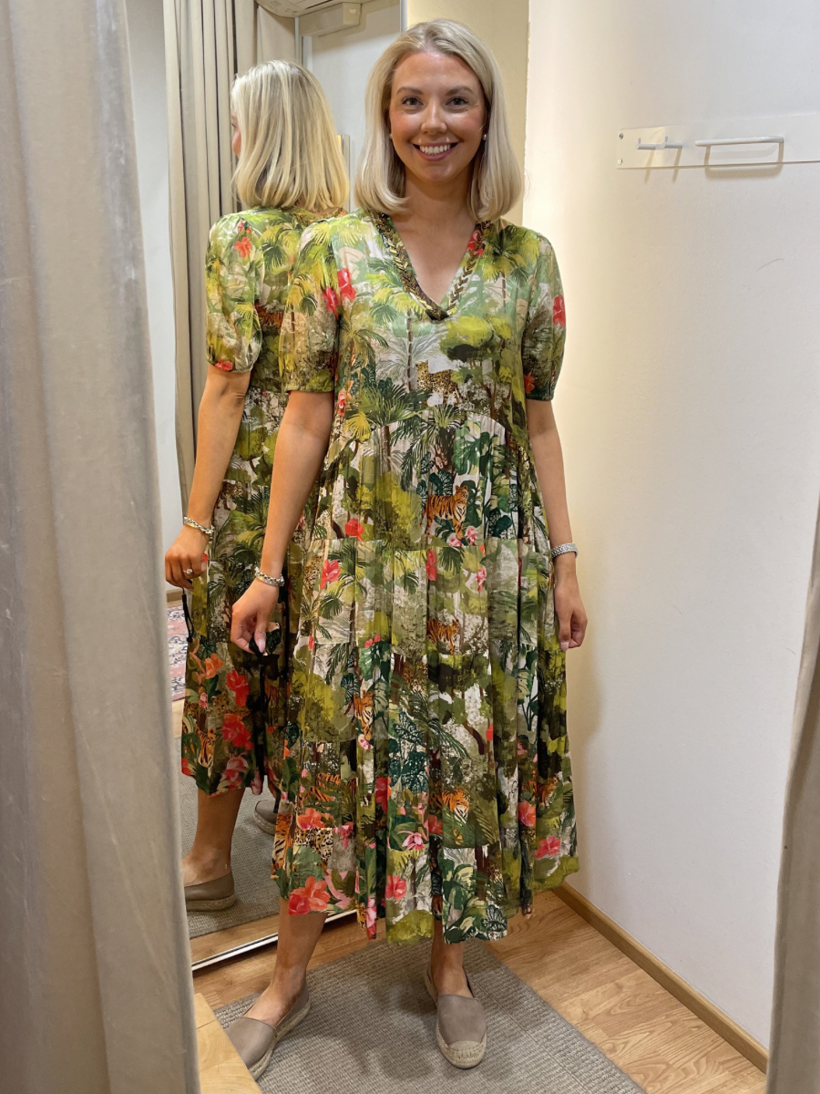 Orientique x Escape, Cecilia Dress Layers Maxi 10049