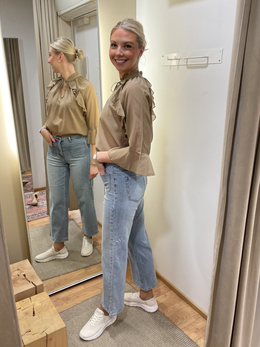 Kaffe Brook farkut, Light Blue Washed Denim