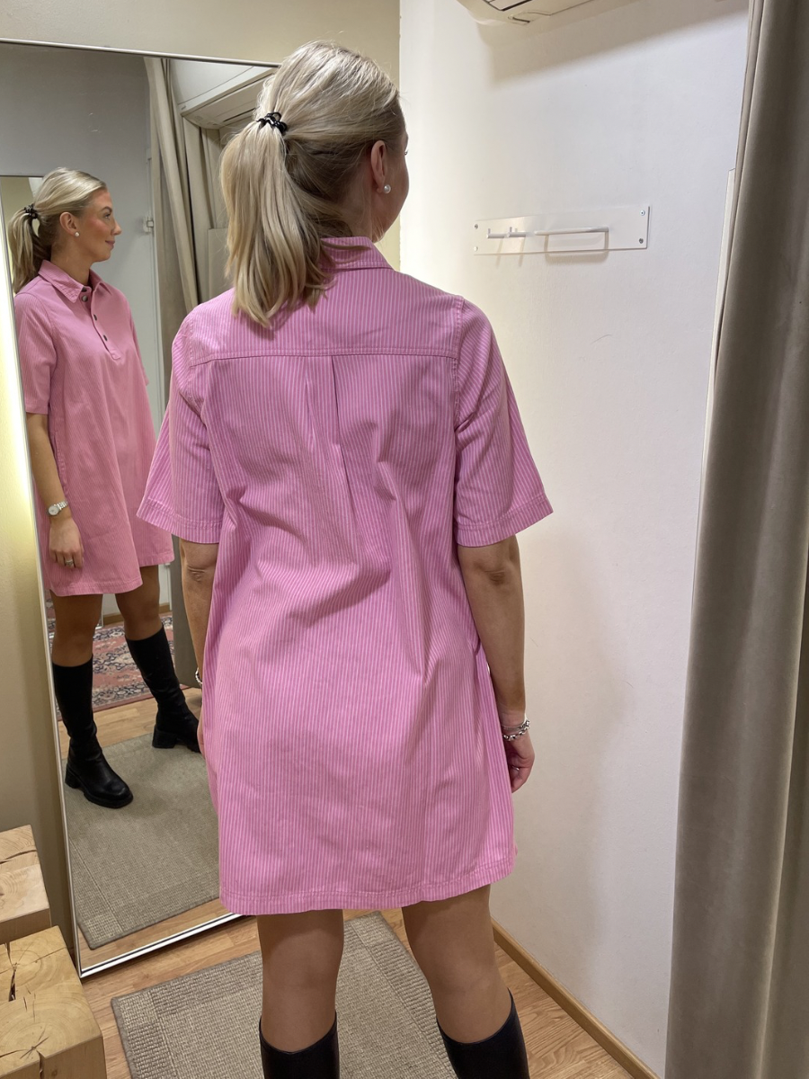 Culture Ayna SS mekko, Pinkki raita