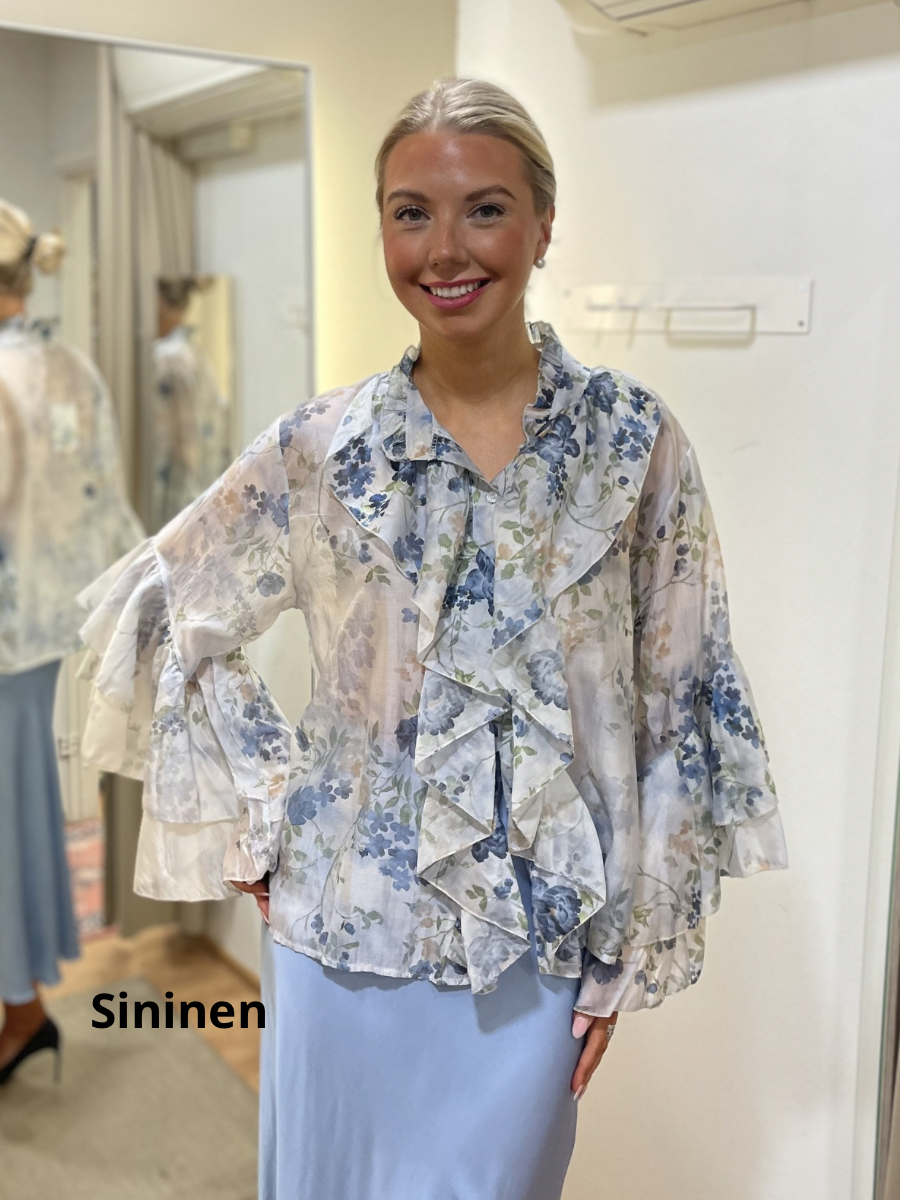 Elda röyhelöpusero, eri värejä