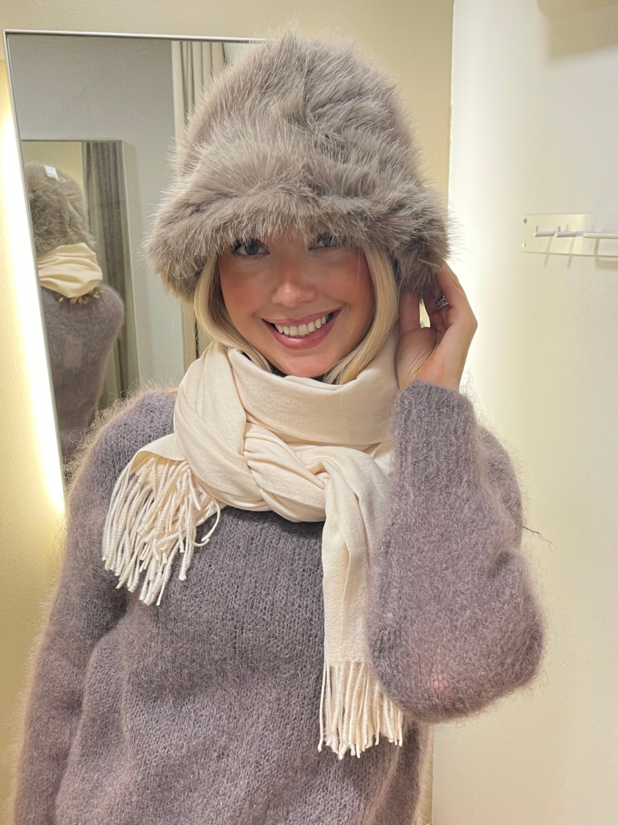 Cashmerehuivi, eri värejä