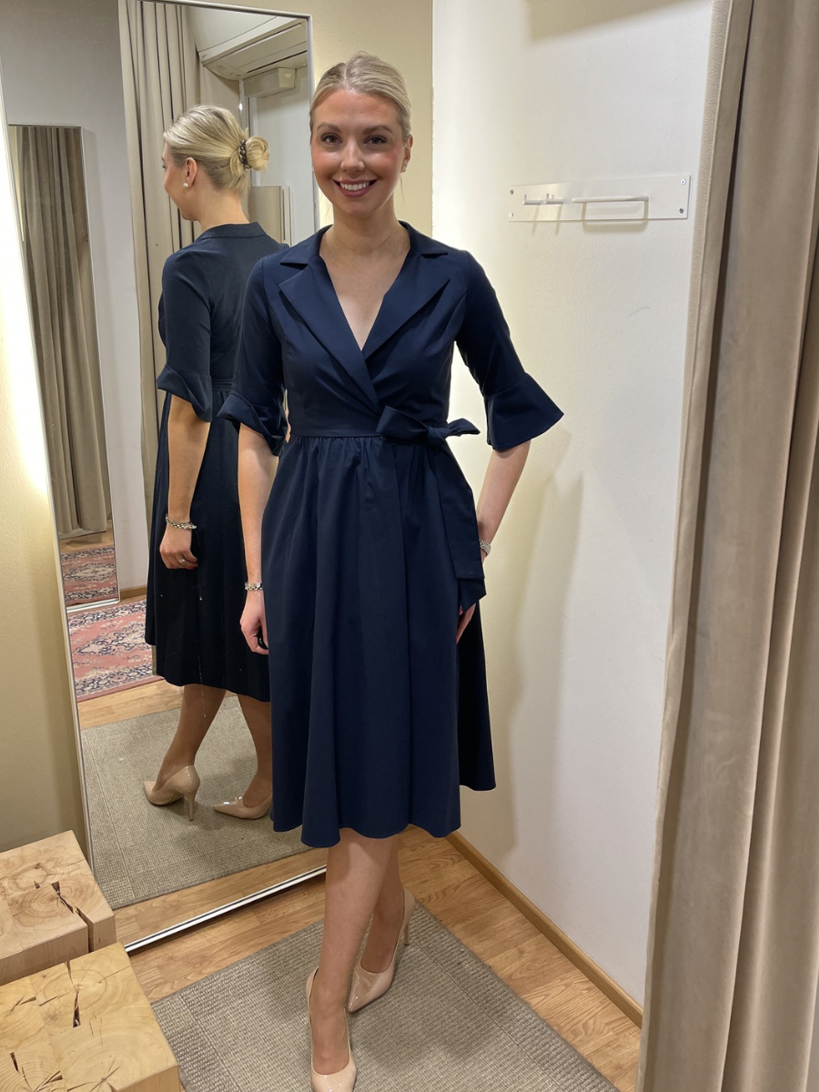 Eleria Cortes juhlamekko, pinkki ja tummansininen 126602