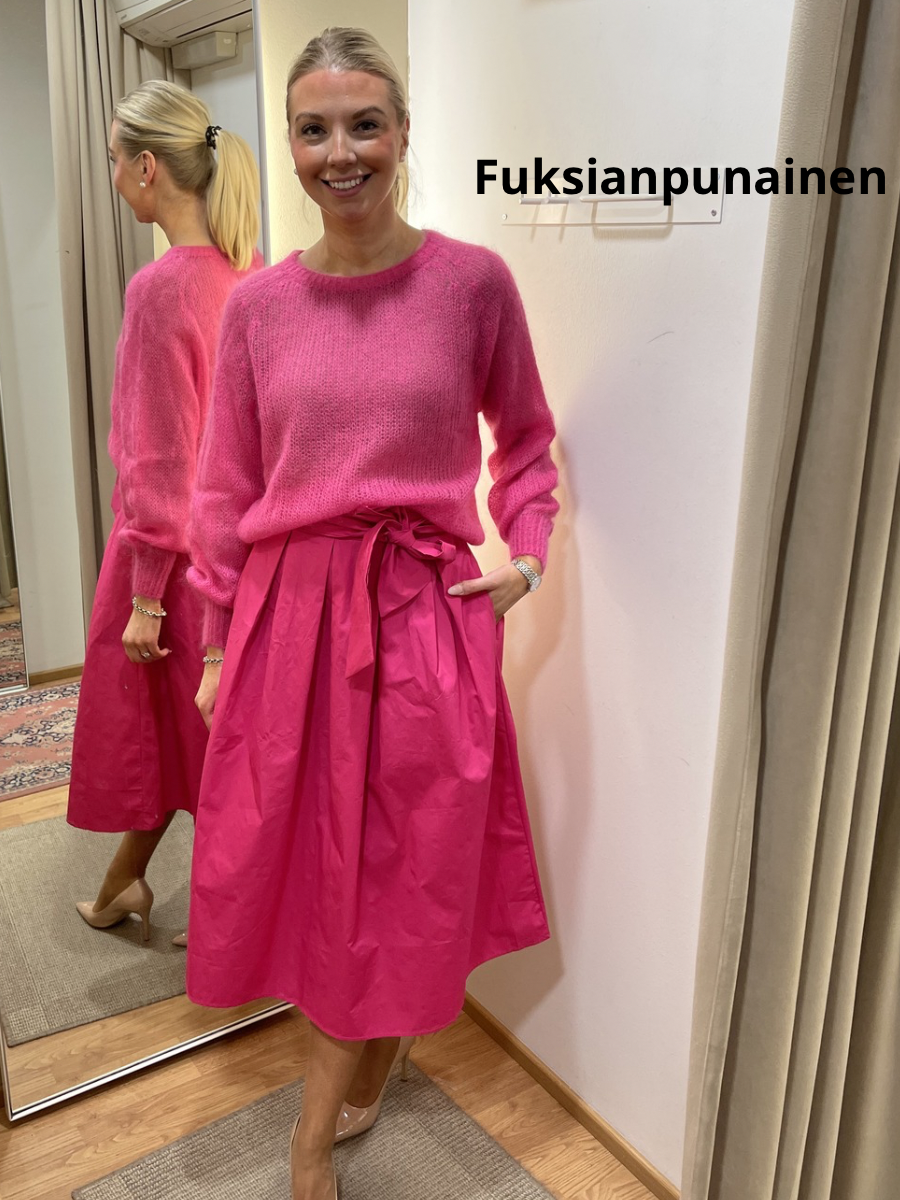 Säde mohairneule pitkähihainen, eri värejä