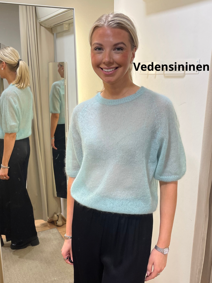 Sulo lyhythihainen mohairneule, eri värejä