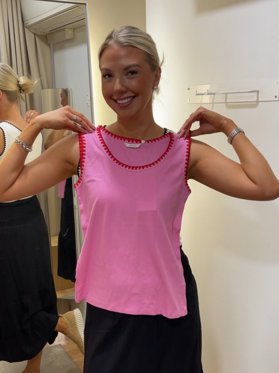 Cream Ribba toppi, eri värejä