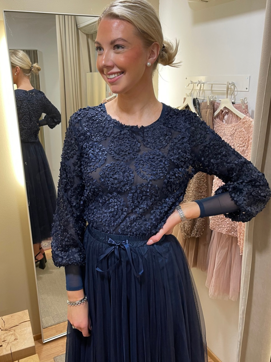 Ruusutarha pusero Taupe, vanha roosa, luonnonvalkoinen, vaaleansininen ja tummansininen