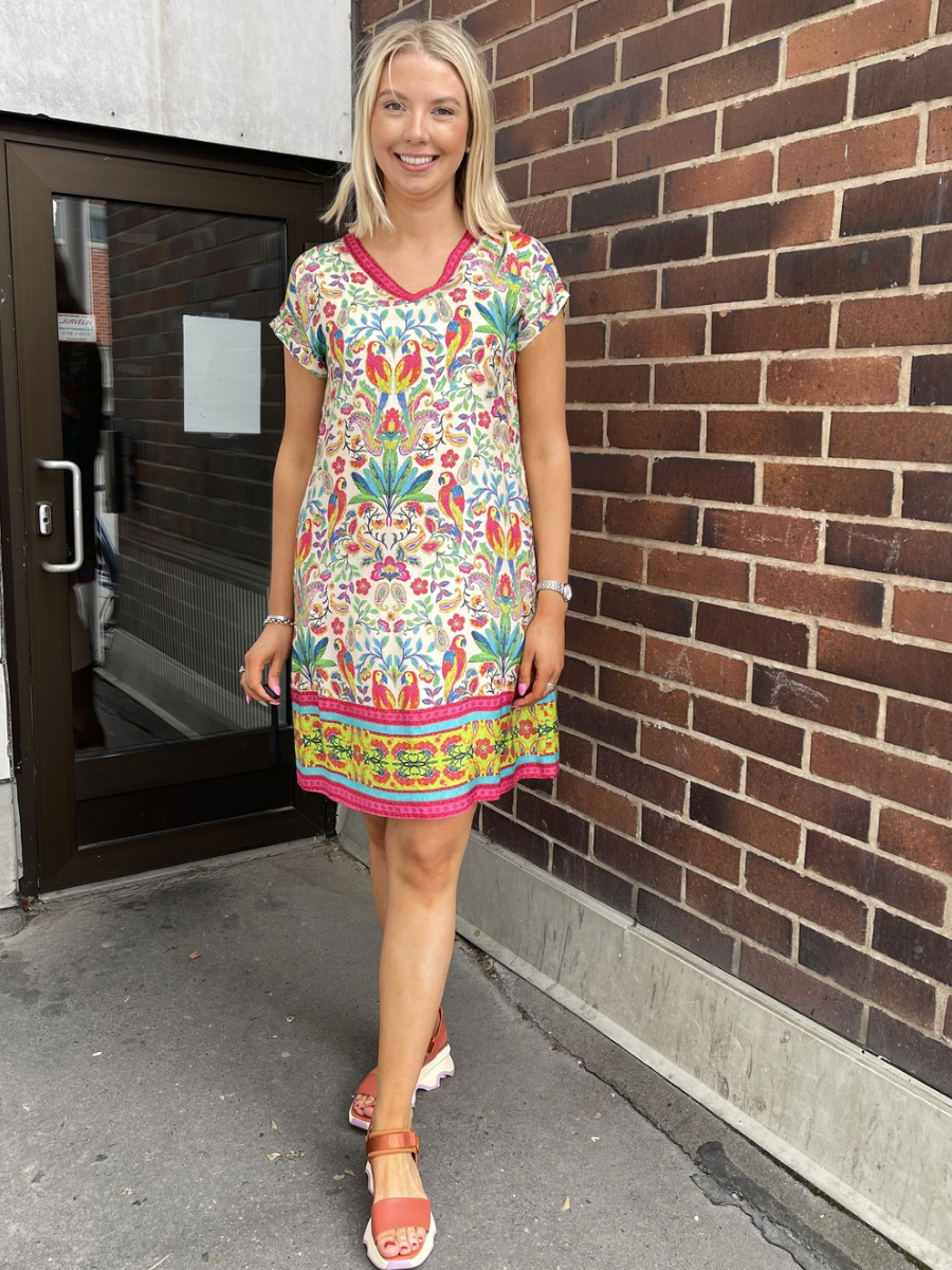 Orientique x Escape Fleur Dress, viskoosimekko