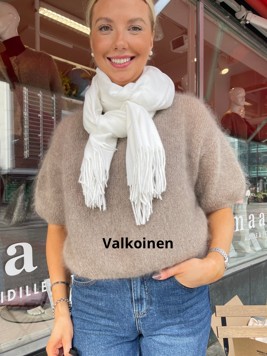 Cashmerehuivi, eri värejä