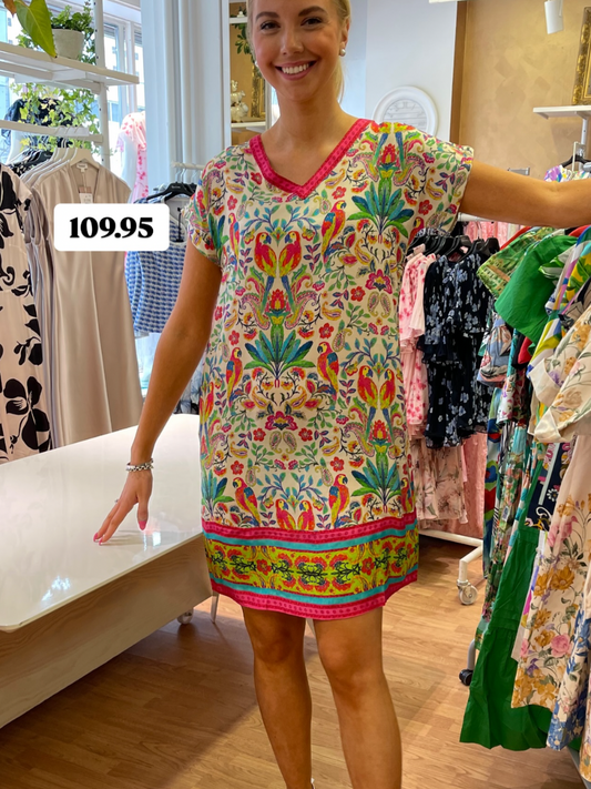 Orientique x Escape Fleur Dress, viskoosimekko