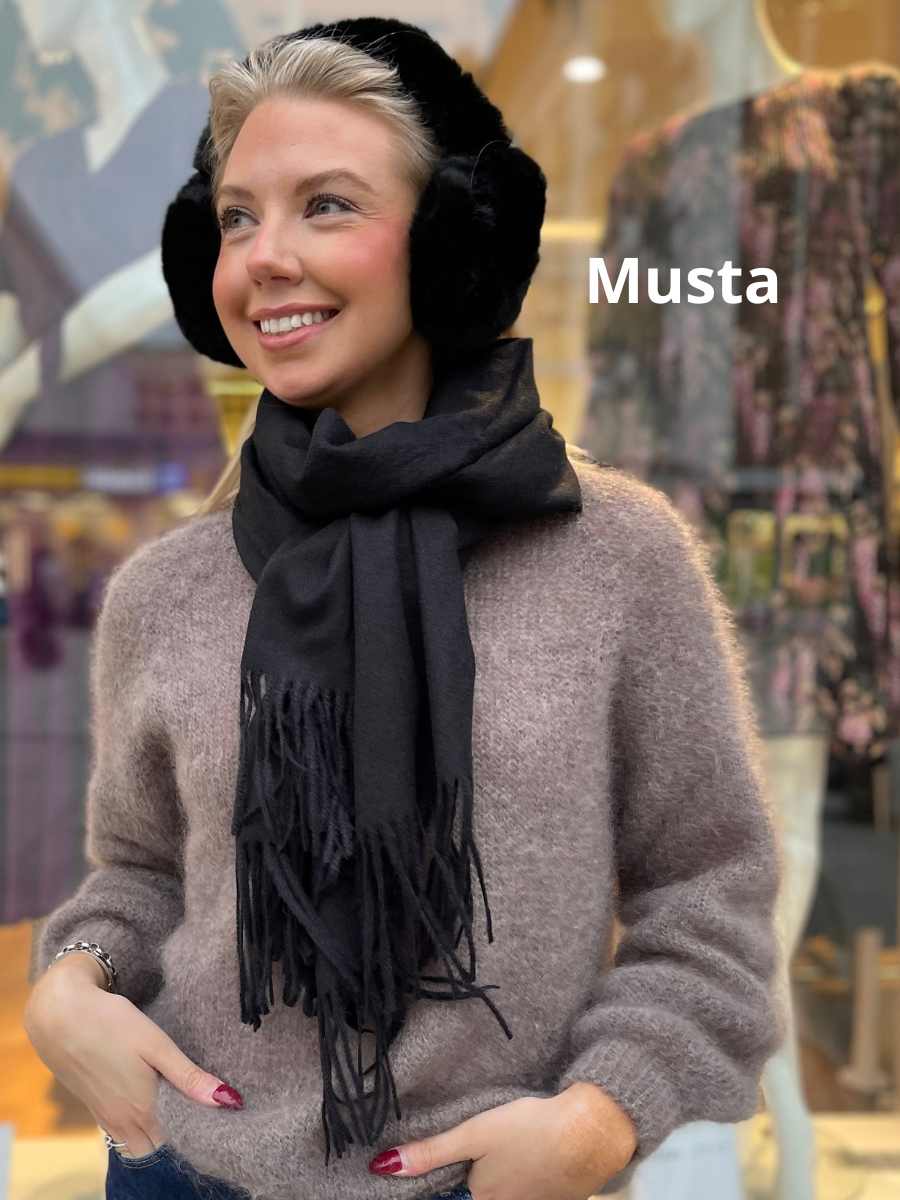 Cashmerehuivi, eri värejä