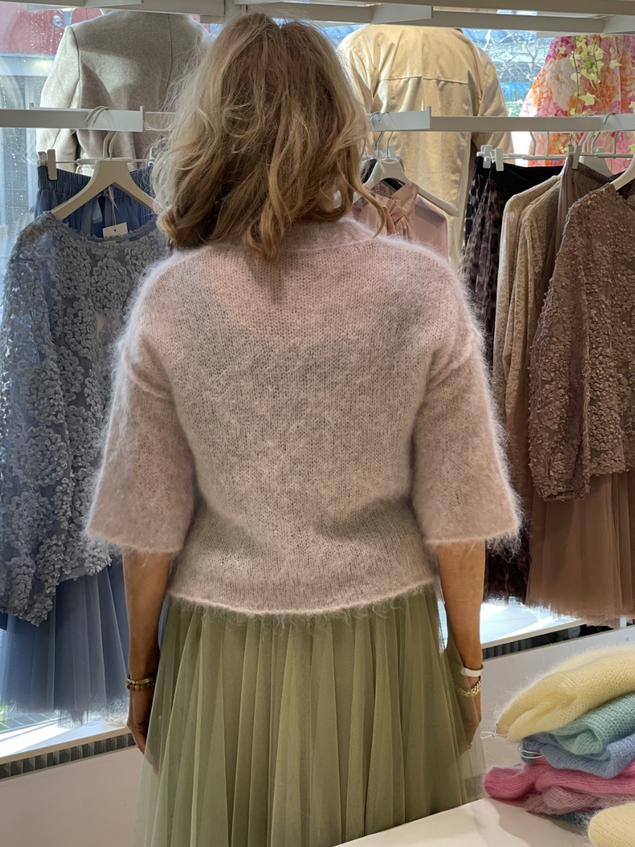 Huntu mohairneule, eri värejä