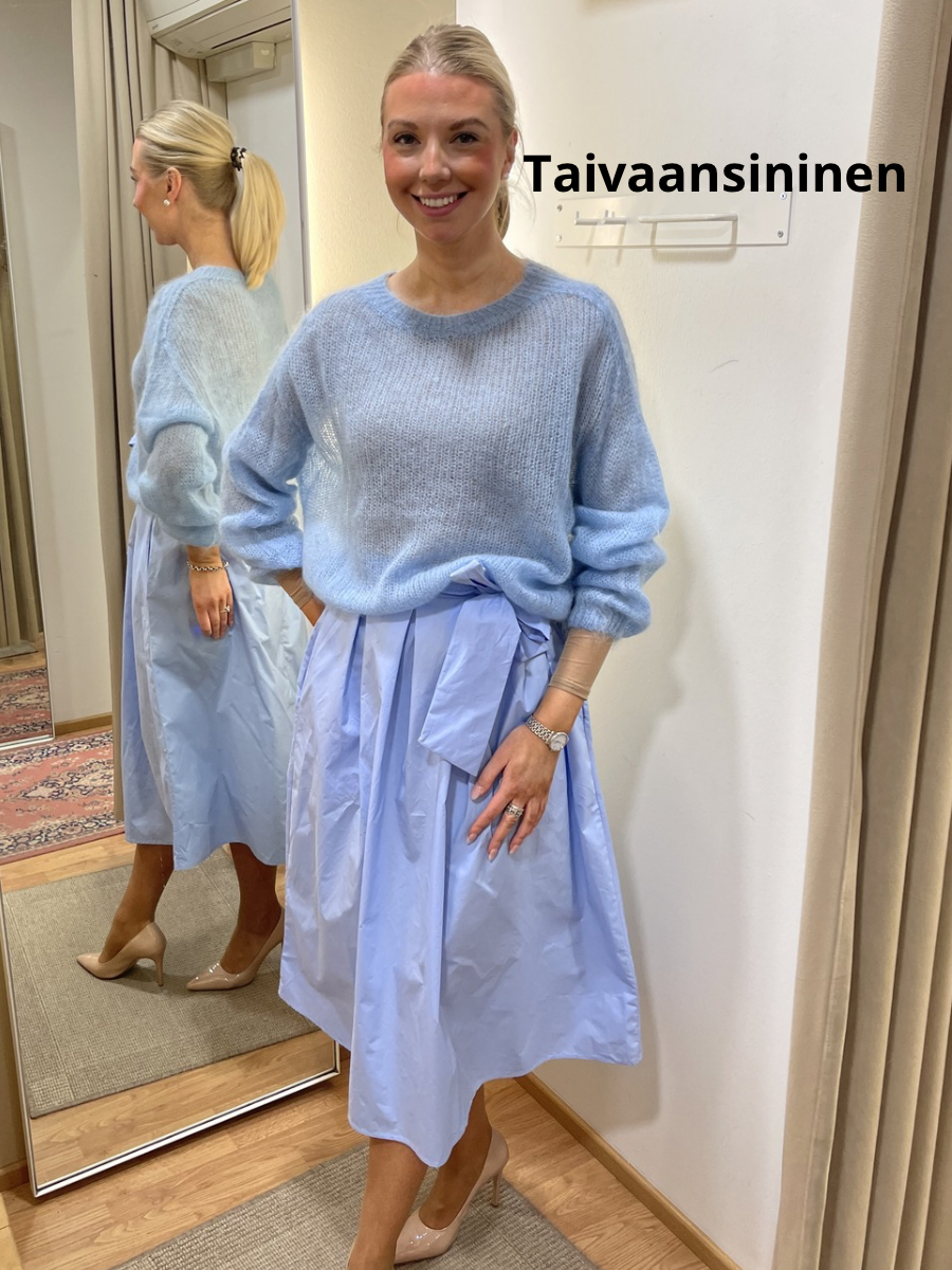 Säde mohairneule pitkähihainen, eri värejä