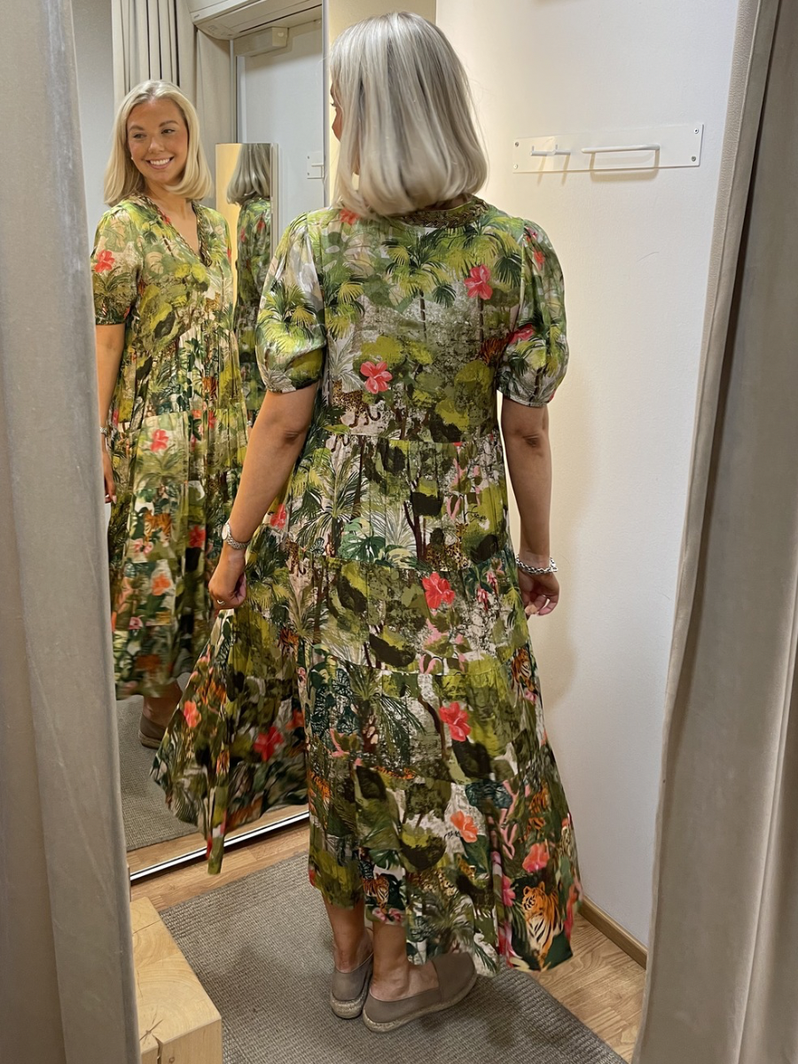 Orientique x Escape, Cecilia Dress Layers Maxi 10049