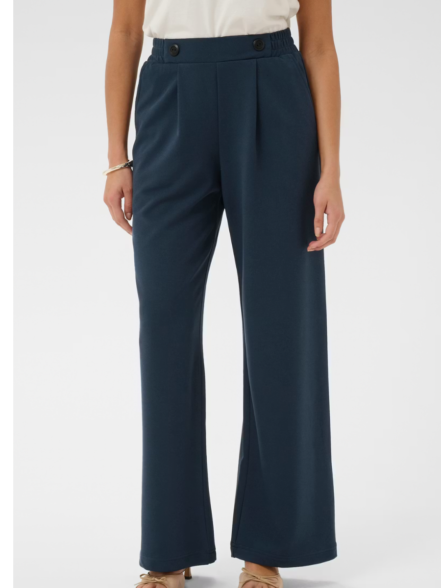 KA Phoebe housut, musta, tummansininen ja beige