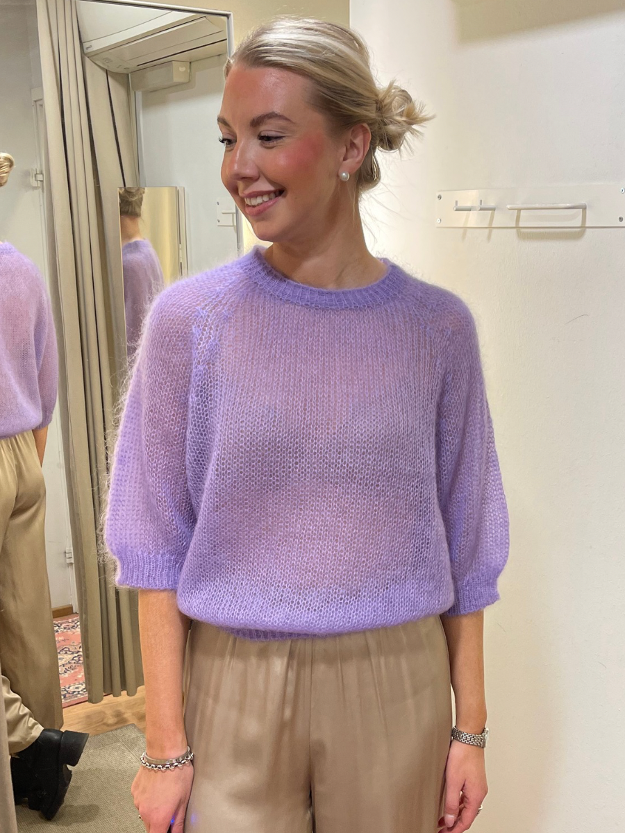 Säde lyhythihainen mohairneule, eri värejä