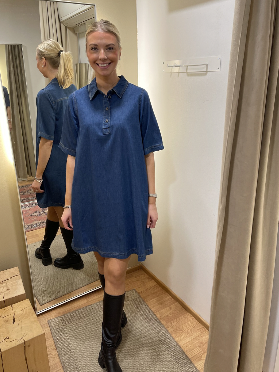 Culture Winnie Arpa mekko Denim, 2 väriä