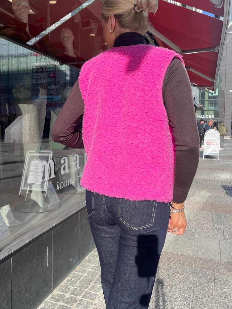 Teddy pörröliivi, eri värejä