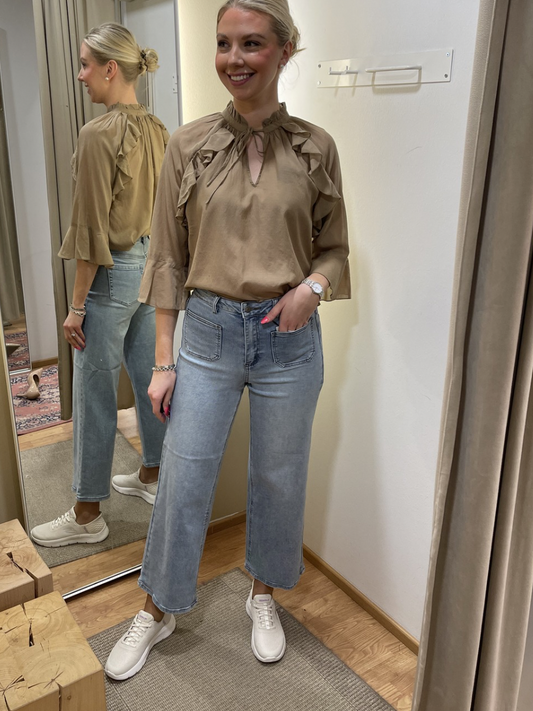 Kaffe Brook farkut, Light Blue Washed Denim