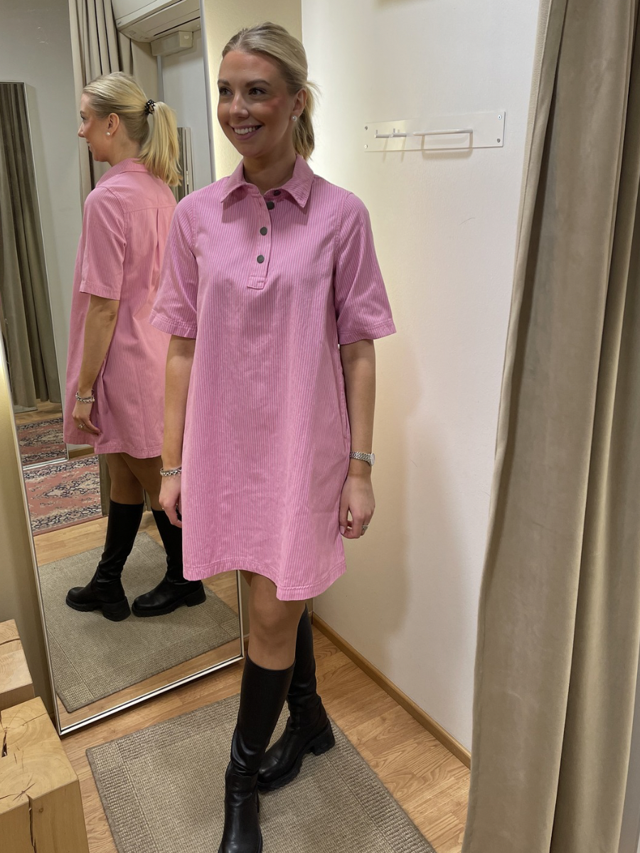 Culture Ayna SS mekko, Pinkki raita