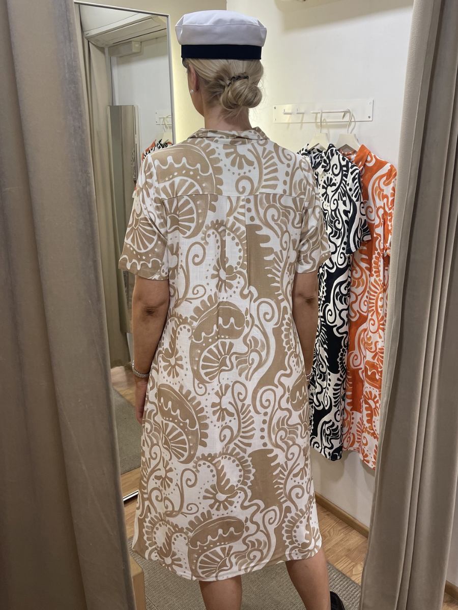 CISO kuvioitu mekko, 3 väriä