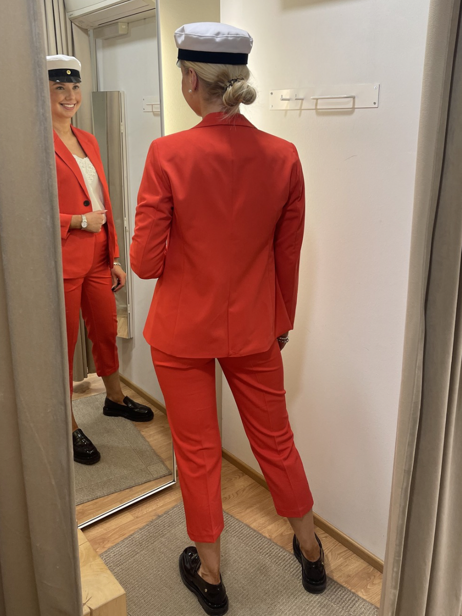 Kaffe Sakura blazer, Poppy Red