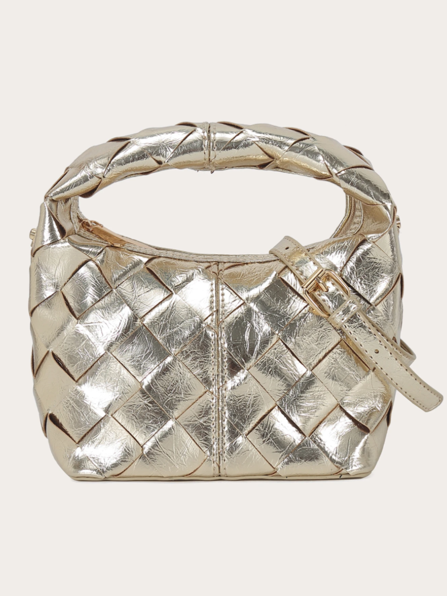 Aria laukku, kulta & musta